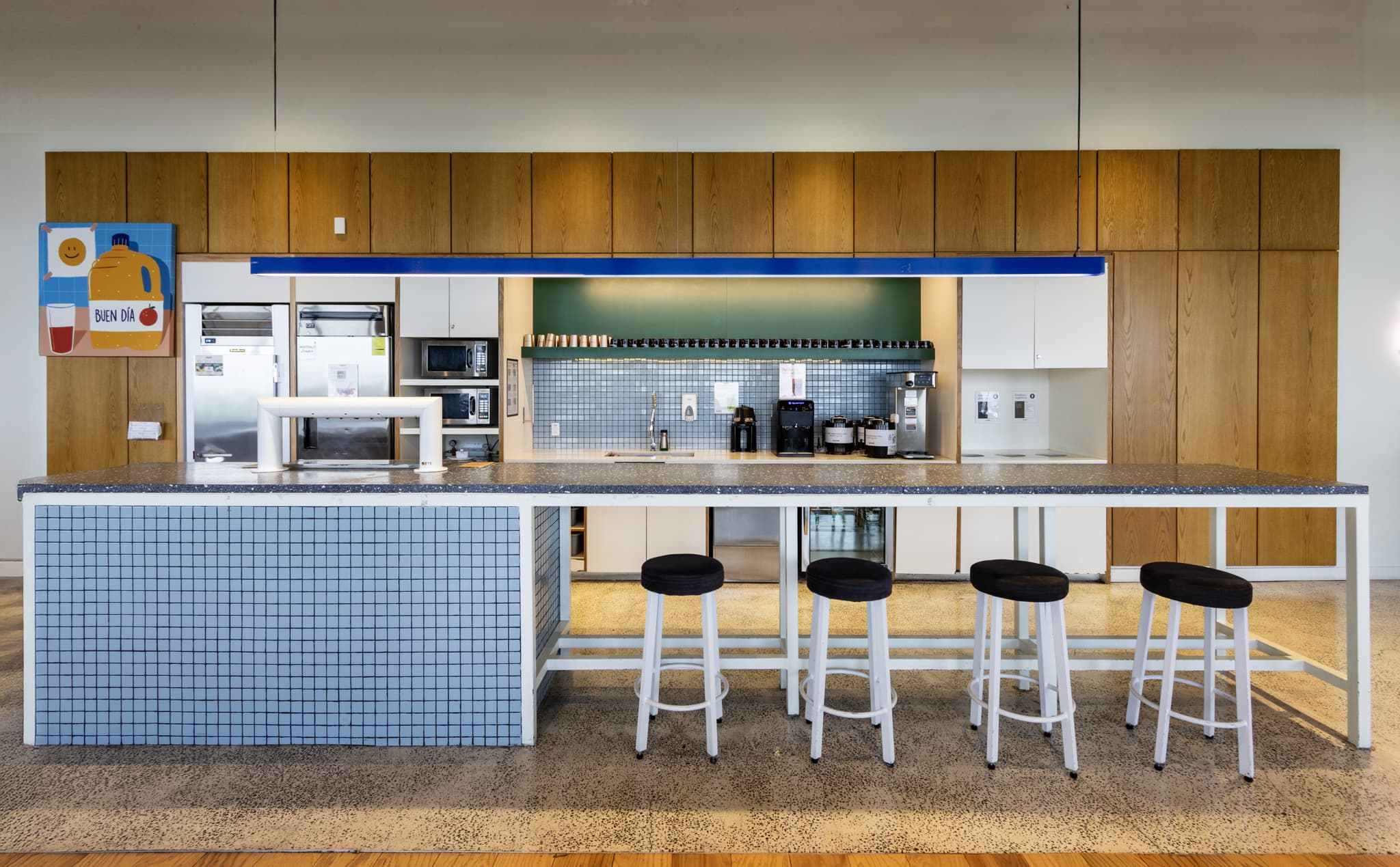 cafetería espacio connect mitikah